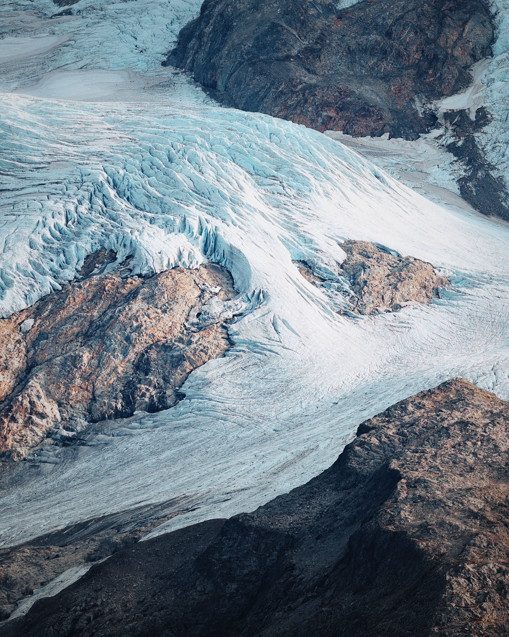 Glacier RAW texture detail